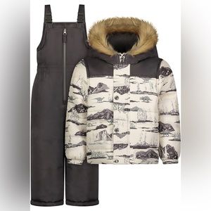 Osh Kosh Dino Snowsuit Set - Size 4